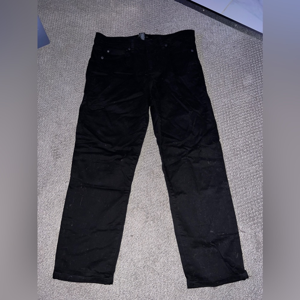 Calvin Klein Quarter-Length Black Soft Jeans